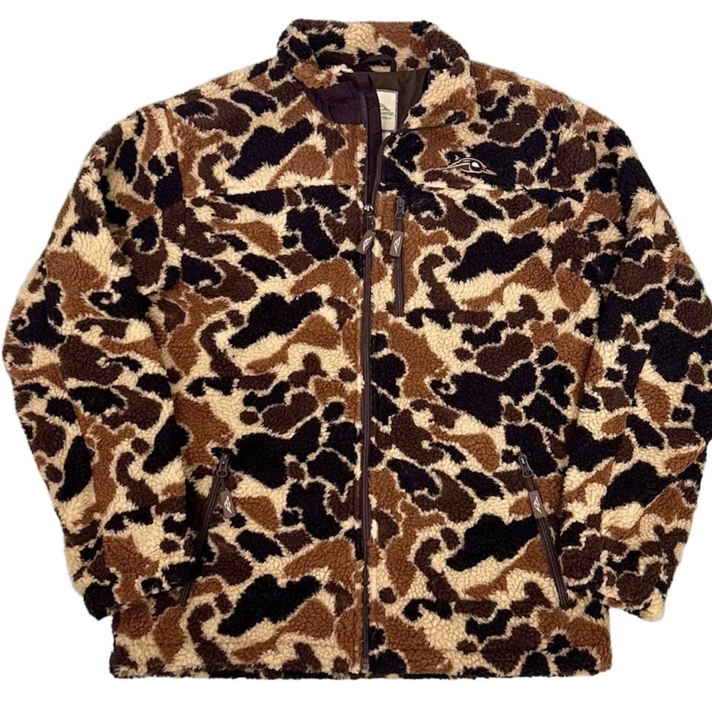 American Flyway Waterfowl Full Zip Ultra Quiet OSC Sherpa Fleece Jacket